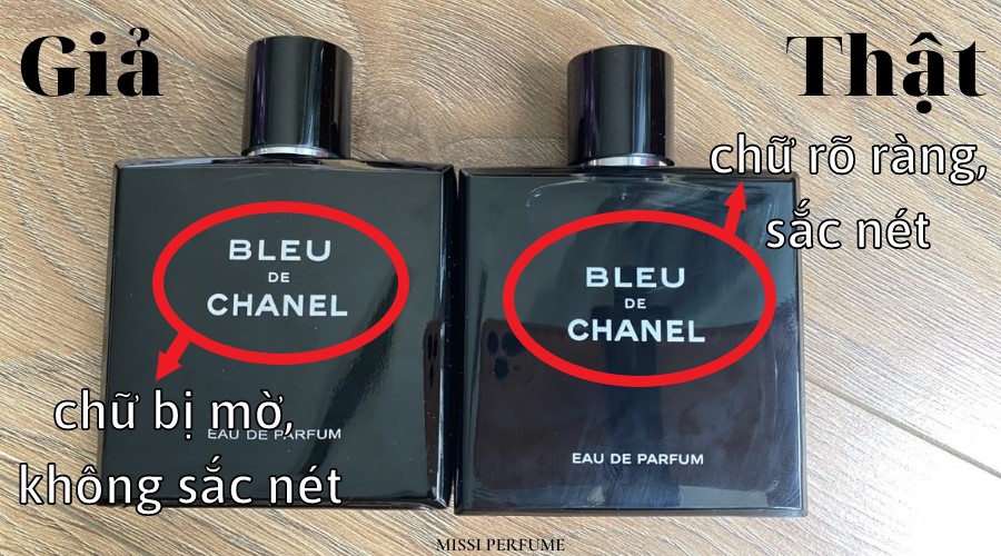 phân biệt bleu de chanel thật giả | Missi Perfume