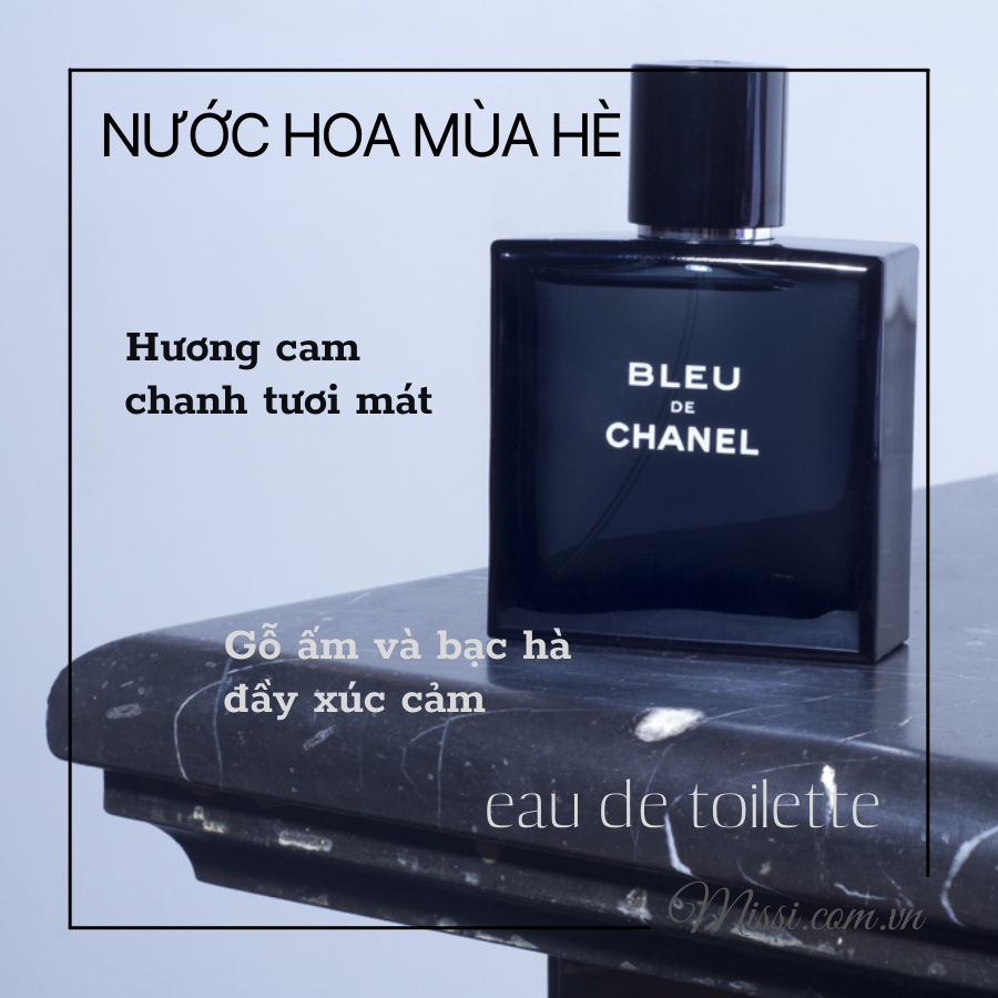 Nước hoa Bleu Chanel nam  Hương thơm lịch lãm cho chàng  Shop Nước hoa  Ngôi Sao