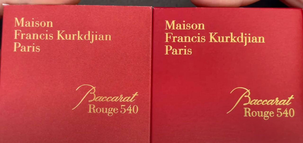 Vỏ hộp MFK Baccarat Rouge 540 Extrait de Parfum